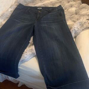 Maurices Dark Blue Flare Jeans
